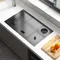78x46cm Nano Hidden Kitchen Sink 304 Stainless Steel Cup Washer Household Washing Vegetable Basin
