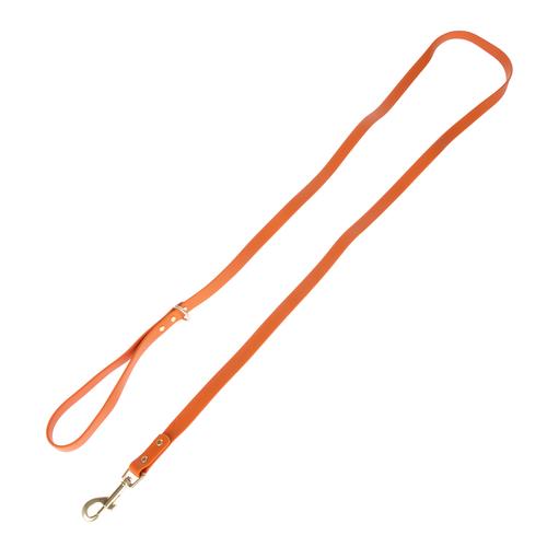 TIAKI Wasserabweisende PVC-Leine, orange Länge: 200cm Hund