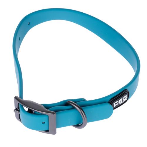 TIAKI Wasserabweisendes PVC-Halsband, blau Gr: S Hund