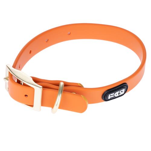 TIAKI Wasserabweisendes PVC-Halsband, orange Gr. L