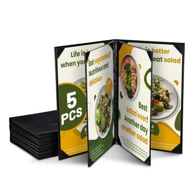 WeChef 5 Pack Menu Covers 8.5