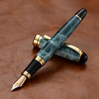 TEMU Huashilai With 0.5mm Dual-tip, Fine Point, Click-off Cap, And Pocket Clip - Elegant Business Gift For Calligraphy And Writing