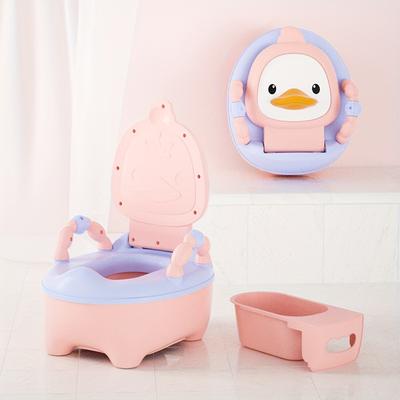TEMU 1pc Cute Plastic Potty Training Toilet For , Large Size With Drawer, Easy To Clean, Pp Material, Suitable For Boys And Girls Image
