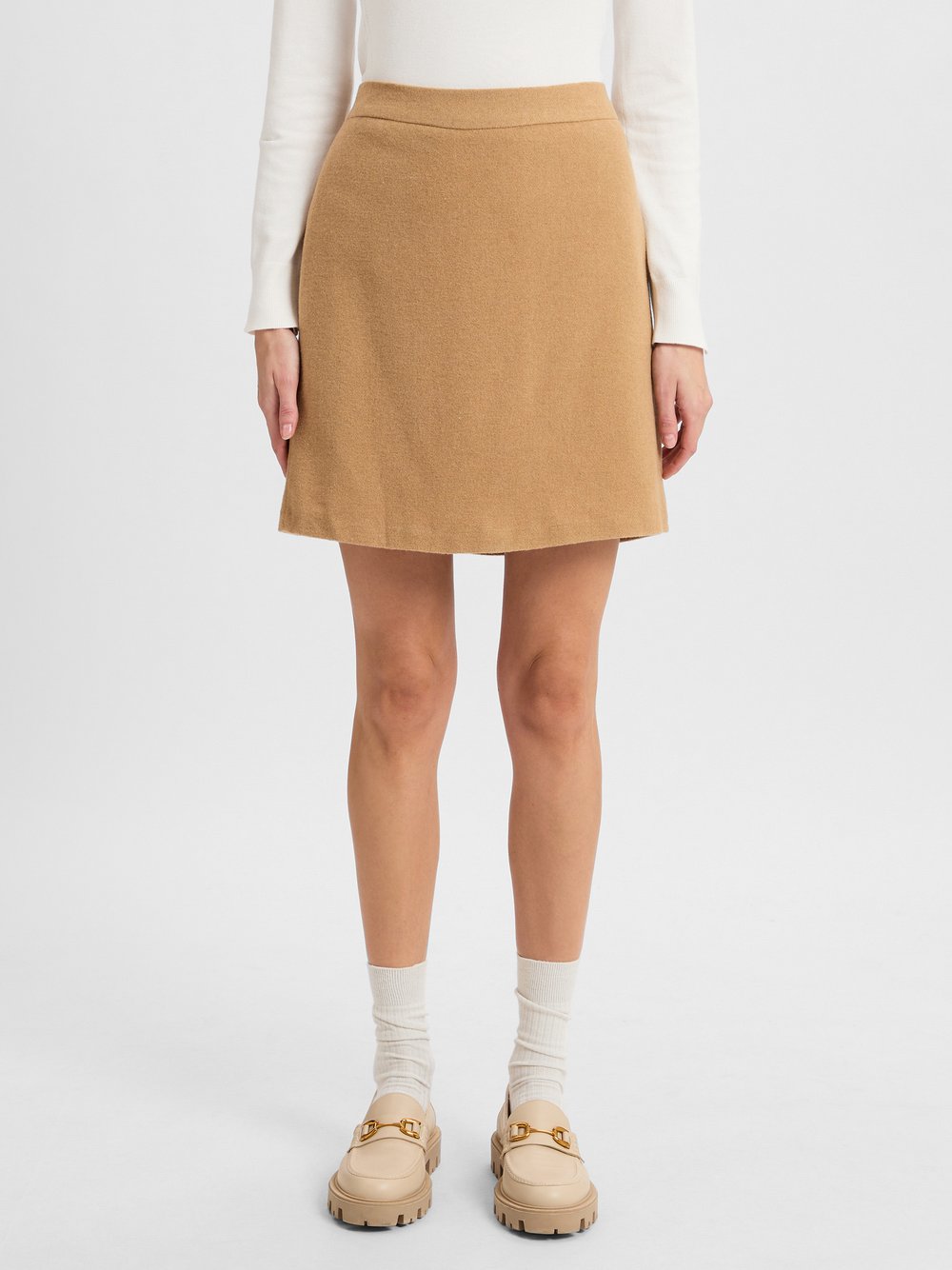 Marie Lund Minirock Damen camel, 34