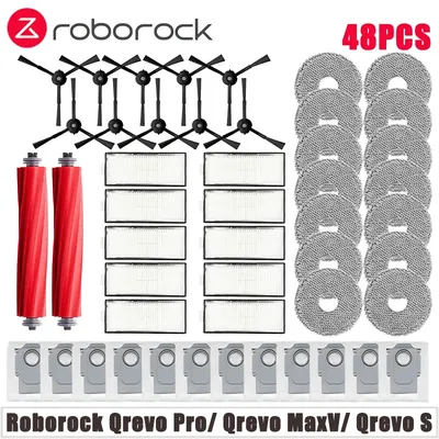 Roborock Qrevo Pro/Qrevo MaxV/Qrevo S Roboter-Staubsauger Ersatzteile Hauptseitenbürsten Mopptücher Image