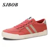 Rote Leinwand Schuhe Männer Espadrilles Komfort Atmungsaktive Skateboard Schuhe Mann Wohnungen Low