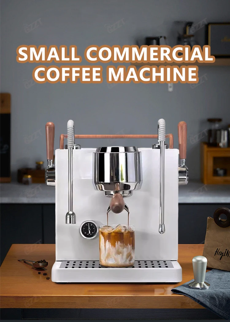 Gzzt cm-d1 halbautomat ische Espresso maschine kleine kommerzielle Kaffee maschine Doppel pumpen und drei Kessel 220V