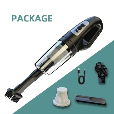 120 W tragbarer Auto-Staubsauger, USB-Aufladung, kabelloser Handstaubsauger, leistungsstarke Image