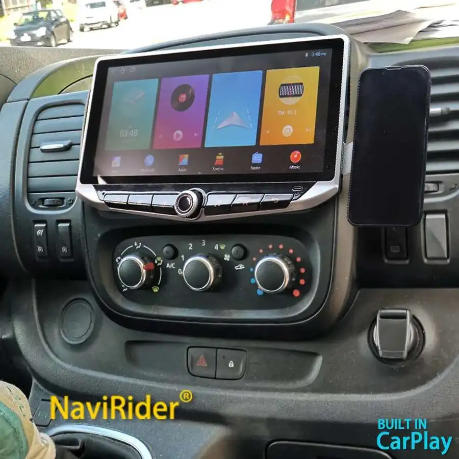 Android 14 auto autoradio für renault verkehr 3 2012-2015 für opel vivaro b 2013-2018 multimedia video player navigation gps dsp Image