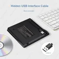 Custodie per unità ottiche esterne da 9,5 mm/12,7 mm Custodia per unità DVD USB 3.0 + tipo C per lettore ottico masterizzatore CD DVD RW
