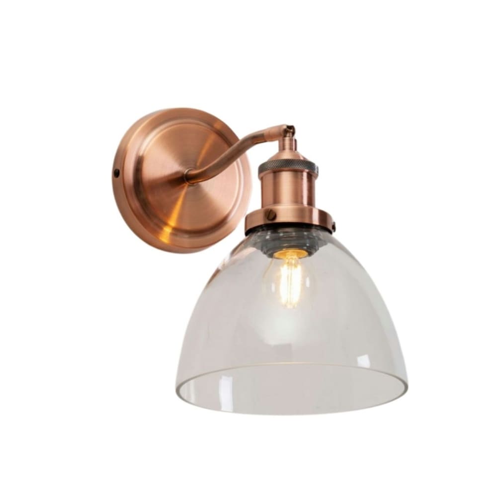 Applique en verre Cuivre 29 cm