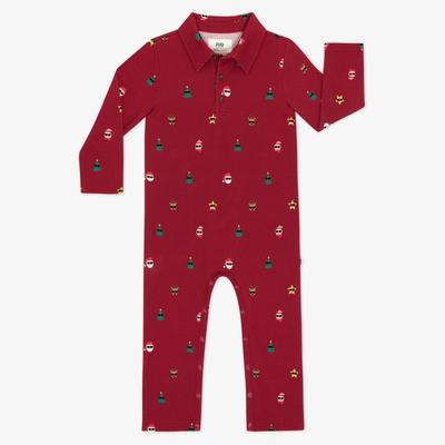 Cool Christmas Polo Romper - 3T