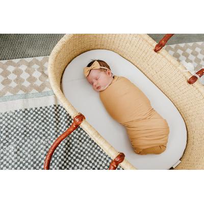 Copper Pearl Knit Swaddle Blanket - Dune