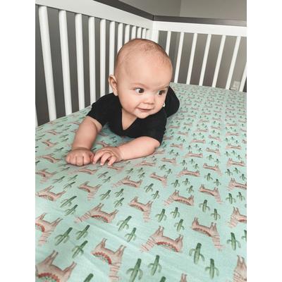 Copper Pearl Premium Fitted Crib Sheet - Cusco