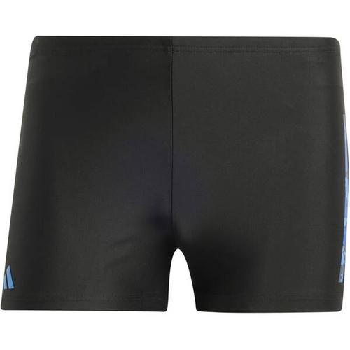 ADIDAS Badehose 3-Streifen, Größe 7 in Schwarz