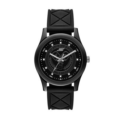 Skechers Women's Pickleball Dial Quilt Watch | Black | Metal