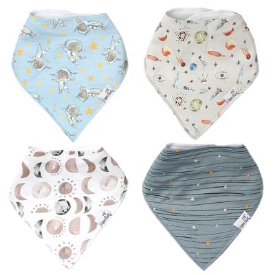 Copper Pearl Baby Bandana Bibs, 4 Pack - Neil