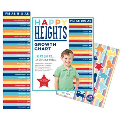 Sticky Bellies Happy Heights Growth Chart - Boy