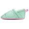 Woolybubs The Newbie Baby Shoe, Size 2 - Green / Pink
