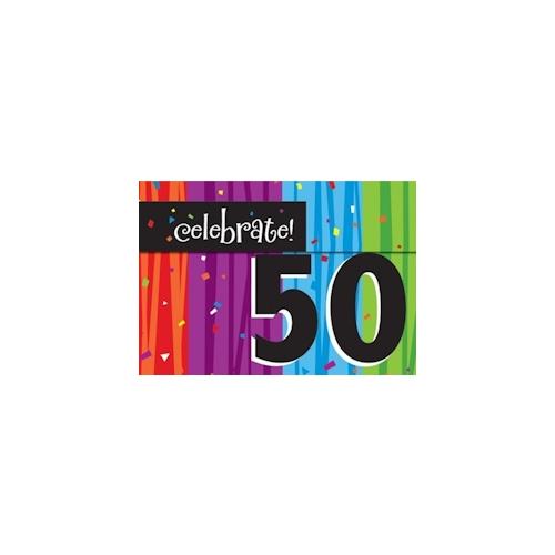 50. Geburtstag Einladungskarten