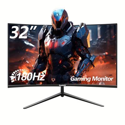 TEMU Gawfolk 32 180hz Pc , 1800r Computer Supports