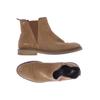 Tommy Hilfiger Damen Stiefelette, Gr. 40, orange, Leder