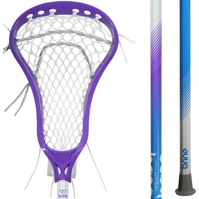 Brine Krown Rise Women's Complete Lacrosse Stick Purple