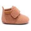 Hausschuh BISGAARD "Bisgaard Baby Wool", Kinder, Gr. 20, rosa (rose), Wolle, klassisch, Schuhe, Wagenschuh, Babyschuh, Schlupfschuh mit Klettverschluss