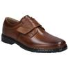 Klettschuh JOSEF SEIBEL "Alastair 16", Herren, Gr. 41, braun (cognac), Leder, klassisch, Schuhe, in komfortabler Schuhweite K (extraweit)