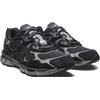 Sneaker ASICS SPORTSTYLE "GEL-NYC", Gr. 39,5, schwarz (schwarz, grau), Leder, Synthetik, sportlich, Schuhe