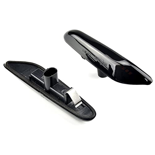 DZSQQGSDSF For BMW E90 E91 E92 E93 E60 E87 E82 E46 Dynamic LED Turn Signal Light Side Marker Lamp Repeater Indicator Bulb Car Assessories Turn Signal Light Dynamic Turn Signal Light(Black T10 Type)