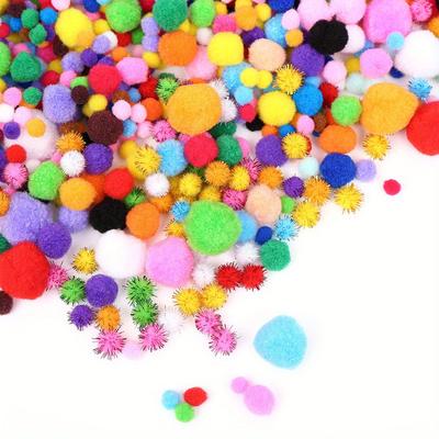 TEMU 1000pcs Pom , 1-3cm - Pom For Diy Projects & Fun