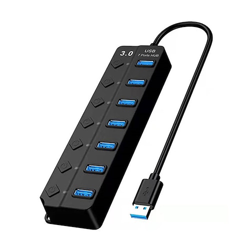 Erweiterungscomputer ein Drag sieben Multi-Interface-Hubs mit Switches