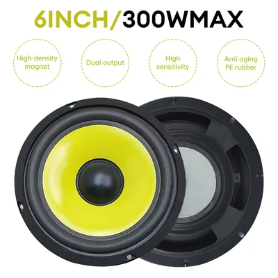Auto-Audio-Lautsprecher, 15,2 cm, Vollbereichsfrequenz, mittlerer Bass, modifizierter Lautsprecher, Image