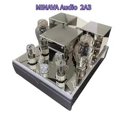 MINAVA Audio 5W+5W SE-2A3 Single-Ended Pure A-Gallenblase Bluetooth Elektronischer Röhrenverstärker Image