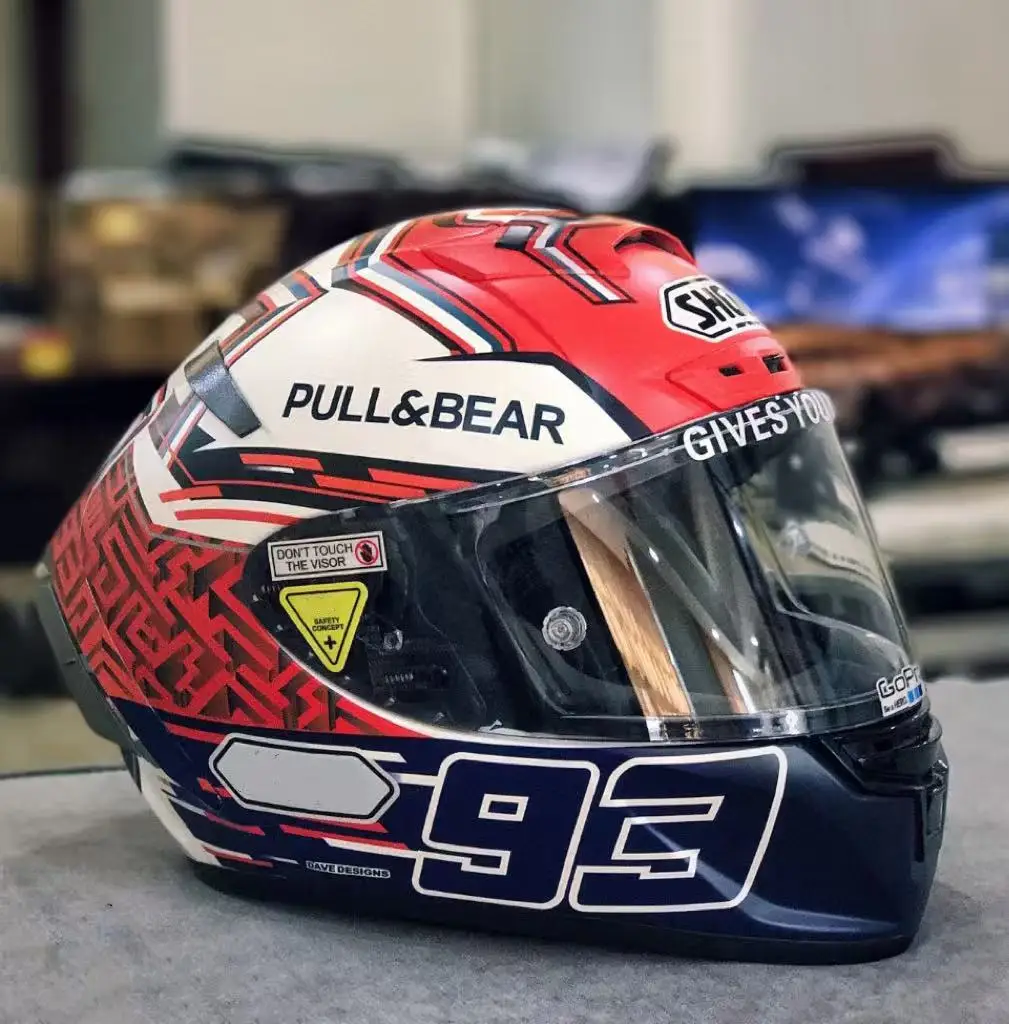 Integraler Motorradhelm X14 blau Reiten Motocross Racing Motorradhelm Casco De Motocicleta Image