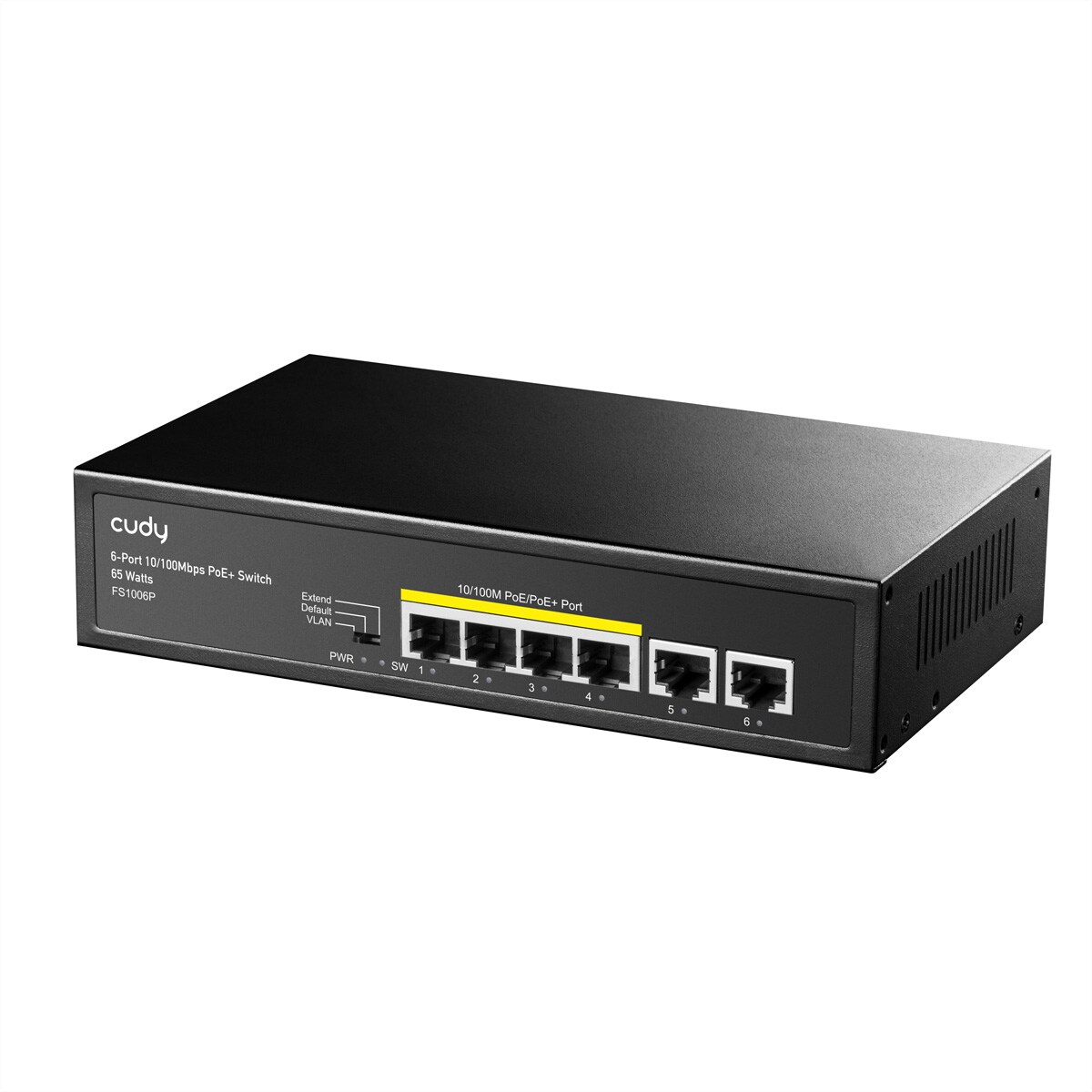 CUDY FS1006P 6-Port 10/100M PoE+ Switch 60W Image