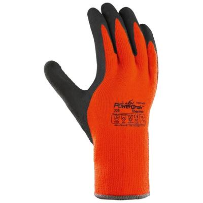 Winterhandschuhe PowerGrab® Thermo, Orange/Braun - Towa