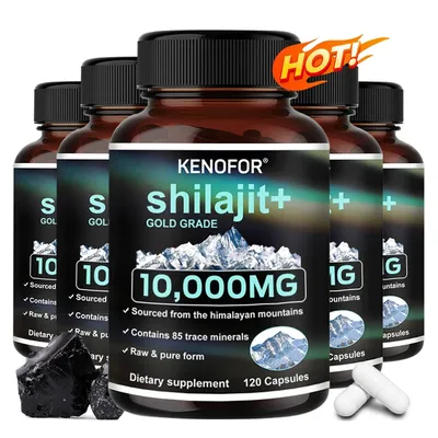 Himalaya Original Pure Shilajit Capsules, Naturally Enriched with Fulvic Acid and Over 85 Trace