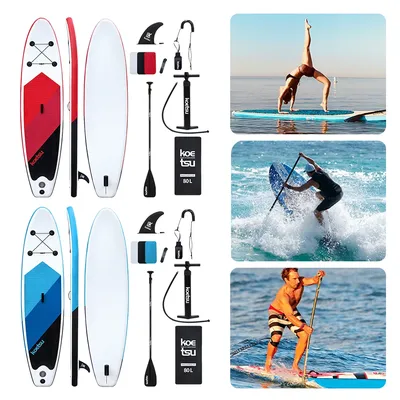 Paddle Balance Board with Pump Stand Up Paddle Board PVC Racing Paddle Board for Outdoor Water