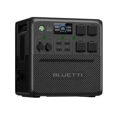 【US Plug】BLUETTI Solar Generator AC240, 1536Wh/2400W Solar Generator Emergency Power for Camping,