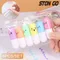 STOENGO Cute Pill Shape Mini Highlighter Marker Drawing Colorful Pen School Office Supply Student