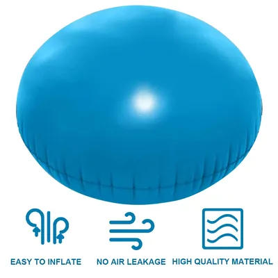 Round Air Pool Pillow Cold Resistant Winter Pool Pillow Inflatable Pool Cover Air Pillow for Above