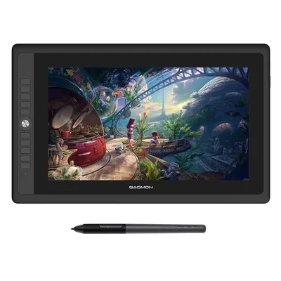 GAOMON PD156 PRO 15.6 Inch Full-Laminated 88% NTSC Graphic Tablet Display with 9 Express Keys and