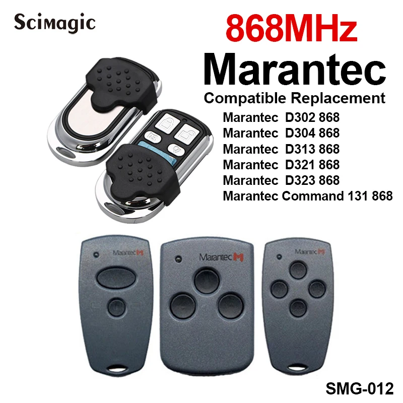 Marantec 868mhz garage tür befehl duplizierer Marantec Digitale D302 382 garage fernbedienung tor steuerung Image