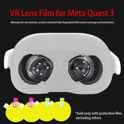 VR Objektiv Film Für Meta Quest 3 Objektiv Schutz VR Film Abdeckung Anti-Scratch VR Headset Helm Für Meta Quest 3 zubehör