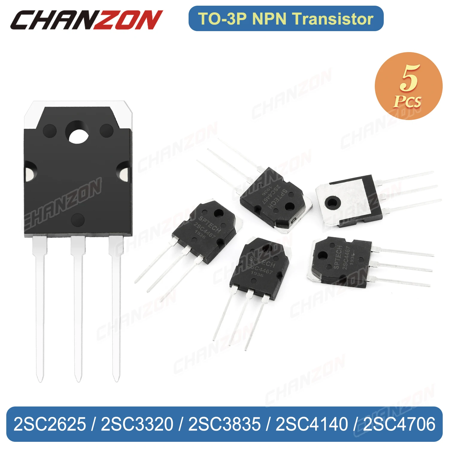 5 stücke 2 sc2625 2 sc3320 2 sc3835 2 sc4140 2 sc4706 TO-3P npn typ bipolar power transistor neue original triode rohr integrierte schaltung Image