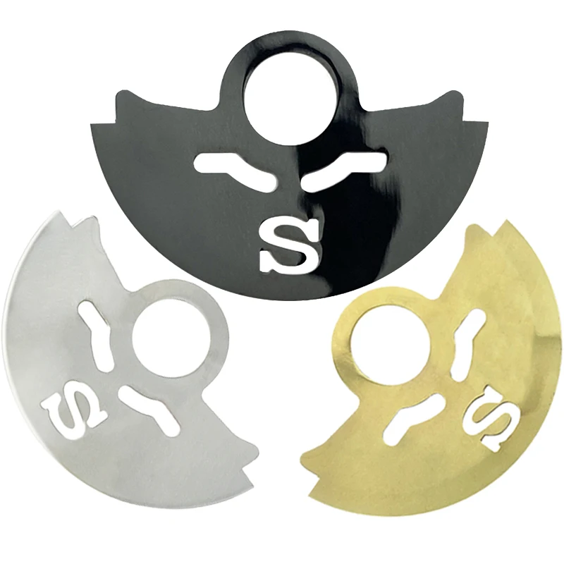 Für NH35 Bewegung Automatische Hammer Metall Patch Splitter Gold Schwarz für 4R35 Flake Gravur Uhr Zubehör Uhr Reparatur Werkzeug Image