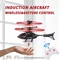 Rc Hubschrauber 2Ch Induktion Interaktion Fernbedienung Flugzeug Kinder Elektrische Rc Fliegen Spielzeug Kunststoff Blinklicht Flugzeug Spielzeug