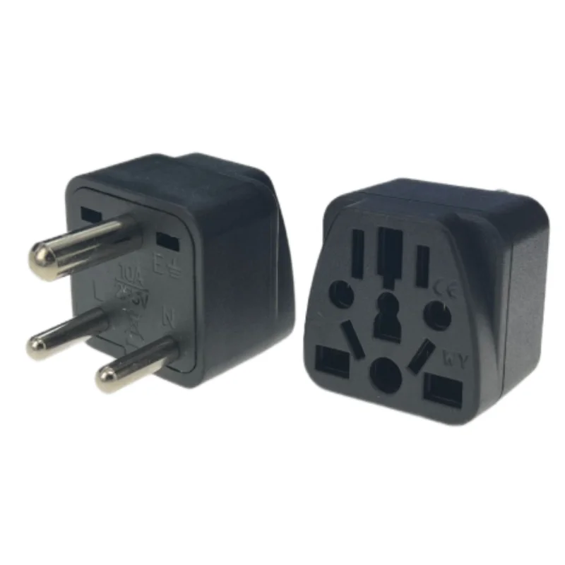 Kleiner südafrikanischer Stecker Typ D-Adapter Indien 3-poliger Konvertierungs-Netzstecker-Adapter Reisekonvertierung China AUS-Ladung Image